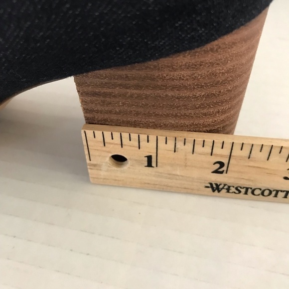 NWT - Franco Sarto Optimum Blue Denim Slip On Pump - Picture 7 of 10